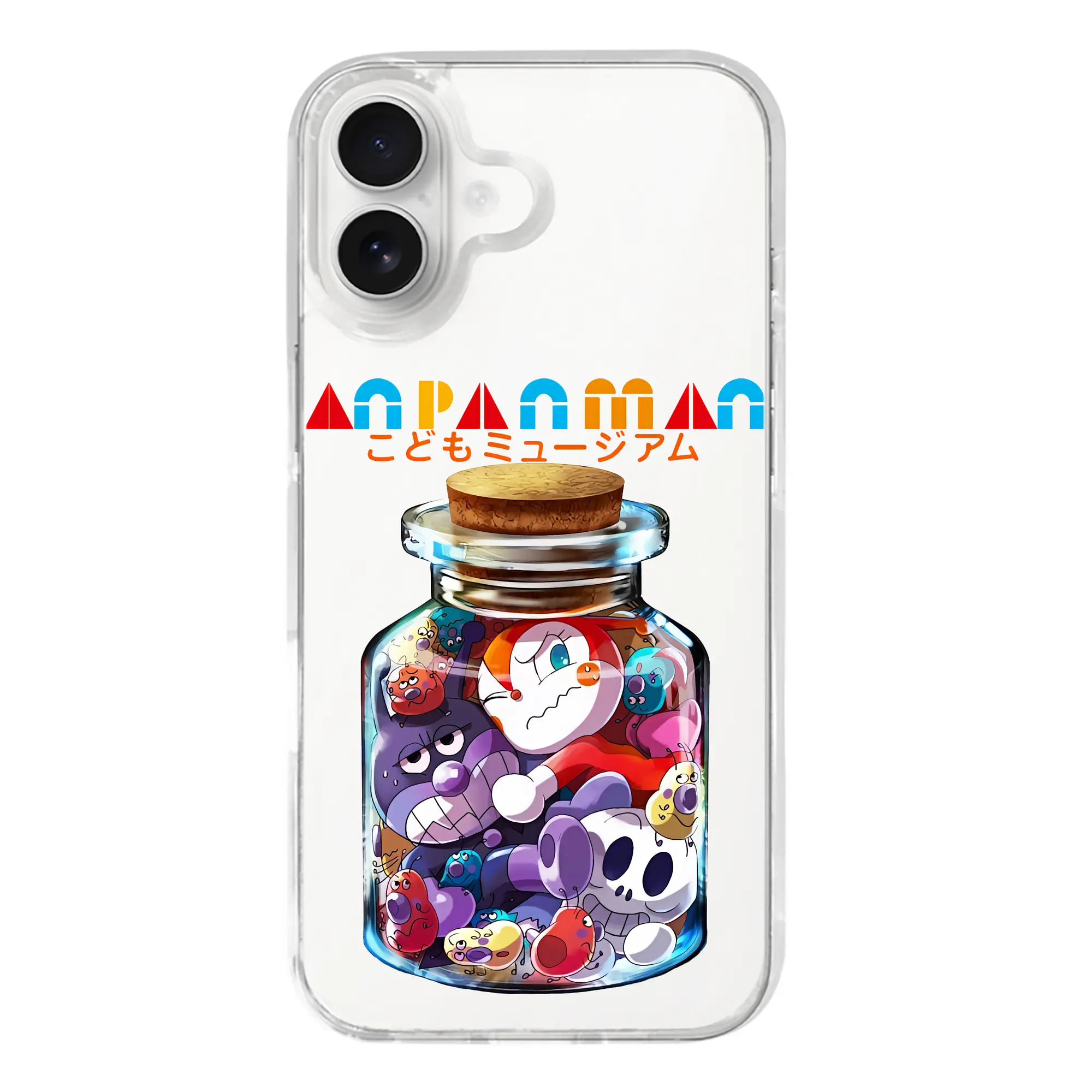 アンパンマン グッズ,ばいきんまん - iPhone 17シリーズ 透明スマホケース – 薄型・耐衝撃・精密フィット保護カバー